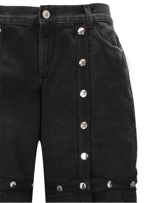 Black cotton denim pants THE ATTICO | 241WCP144D068100